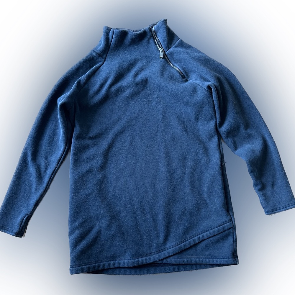 Black Athleta Cozy Karma Sweatshirt Dress medium